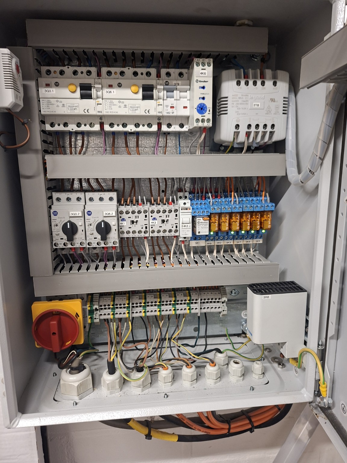 Besturingskast pompinstallatie
